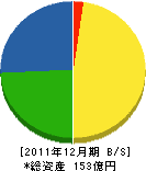 山口シネマ 貸借対照表 2011年12月期
