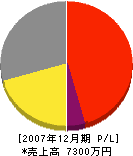 柴田石材 損益計算書 2007年12月期