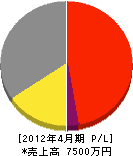 平井電気 損益計算書 2012年4月期