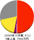 渡辺電気水道 損益計算書 2009年10月期