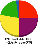 今田ポンプ工業 貸借対照表 2008年6月期