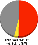 東日本技建 損益計算書 2012年9月期