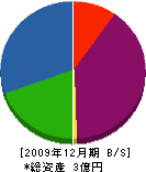 松田金物店 貸借対照表 2009年12月期