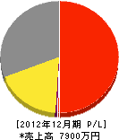 横島建設 損益計算書 2012年12月期