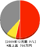 藤原工務店 損益計算書 2009年12月期