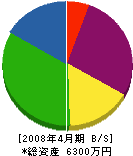 佐々木建設 貸借対照表 2008年4月期