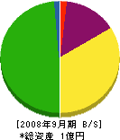 南大阪ハウス工業 貸借対照表 2008年9月期