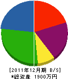 池田商店 貸借対照表 2011年12月期