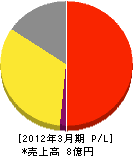 アメニティ・ジャパン 損益計算書 2012年3月期