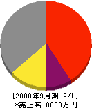 橋本工業所 損益計算書 2008年9月期