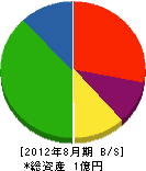 昭光 貸借対照表 2012年8月期