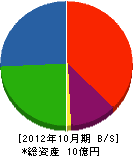 清谷商店 貸借対照表 2012年10月期