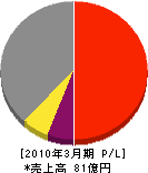 日本板硝子環境アメニティ 損益計算書 2010年3月期