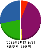 武蔵野種苗園 貸借対照表 2012年5月期