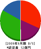 菊山鋼材 貸借対照表 2009年9月期