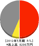 大塚工業 損益計算書 2012年5月期