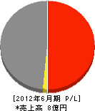 前田建設 損益計算書 2012年6月期