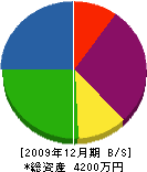 谷脇興業 貸借対照表 2009年12月期