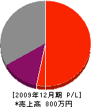 米内塗装 損益計算書 2009年12月期