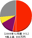 笹田水道 損益計算書 2009年12月期