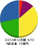 横田建設 貸借対照表 2012年12月期