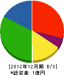 木村工業所 貸借対照表 2012年12月期