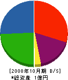栗栖建設 貸借対照表 2008年10月期