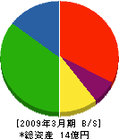 伊藤工業 貸借対照表 2009年3月期