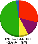 藤本産業 貸借対照表 2008年1月期