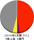 日本ピー・シー・テー建設 損益計算書 2010年6月期
