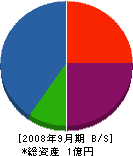 森田組 貸借対照表 2008年9月期