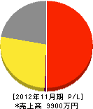 橋本防災設備 損益計算書 2012年11月期