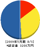 和歌山ツバメ空調設備 貸借対照表 2009年5月期