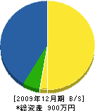 藤本興業 貸借対照表 2009年12月期