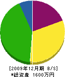 大島建材 貸借対照表 2009年12月期