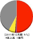 川昭工務店 損益計算書 2011年12月期