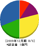 指田工務店 貸借対照表 2009年12月期