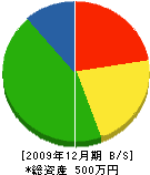 横田技建 貸借対照表 2009年12月期