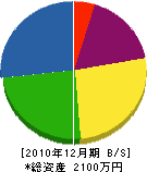 久保田電気工業所 貸借対照表 2010年12月期