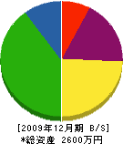 須藤重機 貸借対照表 2009年12月期