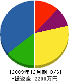 濱田設備 貸借対照表 2009年12月期