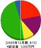 福島工務所 貸借対照表 2009年12月期