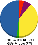 西村工業 貸借対照表 2009年12月期