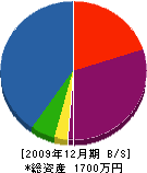 昌永建設 貸借対照表 2009年12月期