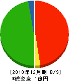 平山畳店 貸借対照表 2010年12月期