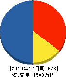 伊藤塗装 貸借対照表 2010年12月期