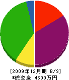 早瀬戸水道商会 貸借対照表 2009年12月期