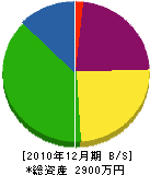阪本建設 貸借対照表 2010年12月期