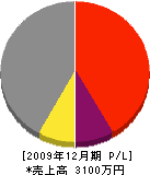 田中博建築 損益計算書 2009年12月期