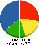 加藤緑地 貸借対照表 2010年12月期